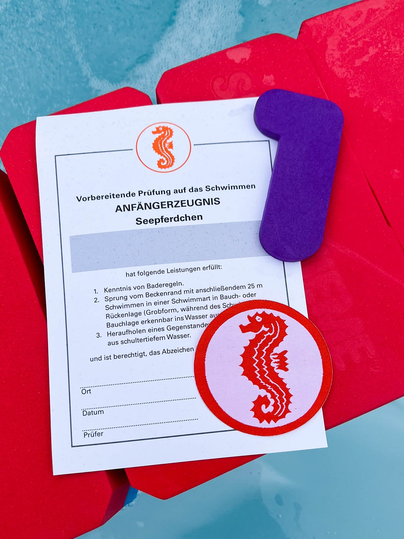 Seepferdchen Abzeichen